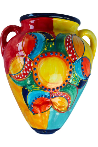 Wall Hanging Planter - Spanish Wall Tinaja - Spanish Sun